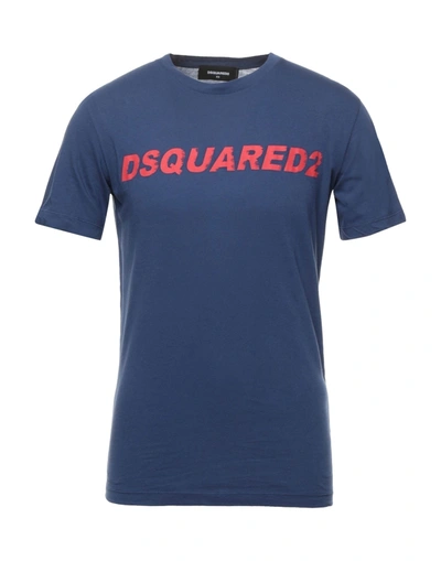 Dsquared2 T-shirts In Blue