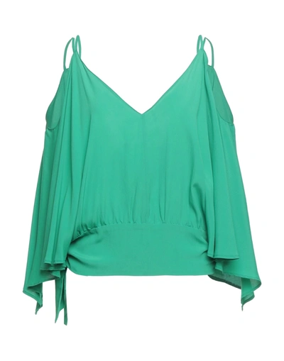 Space Simona Corsellini Blouses In Green