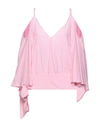 Space Simona Corsellini Blouses In Pink