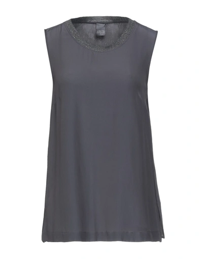 Lorena Antoniazzi Tops In Grey