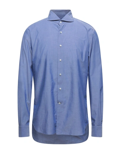 Alessandro Gherardi Cotton Denim Shirt In Indago