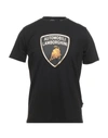 Automobili Lamborghini T-shirts In Black