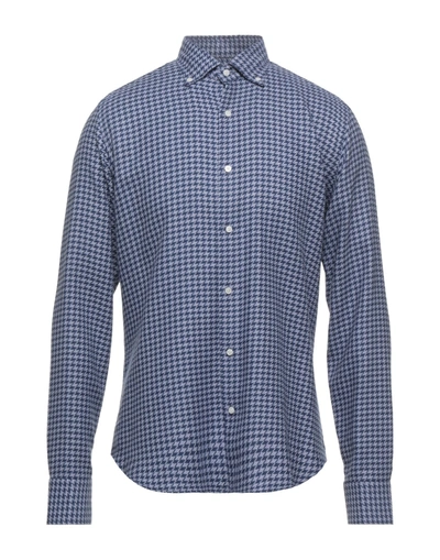 Alessandro Boni Shirts In Dark Blue