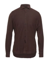 Xacus Shirts In Cocoa