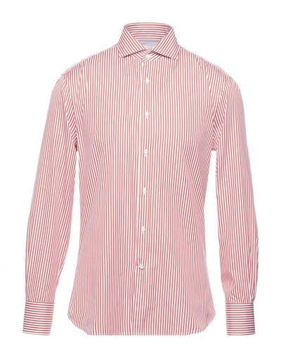 Brunello Cucinelli Shirts In Rust