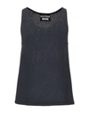 Boutique Moschino Tops In Blue