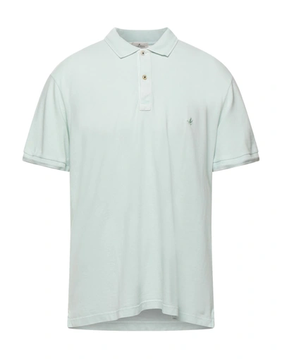 Brooksfield Polo Shirts In Green