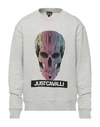 Just Cavalli Sweatshirts In Grey