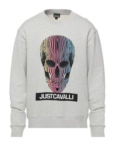 Just Cavalli Sweatshirts In Grey