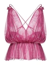 Space Simona Corsellini Tops In Garnet