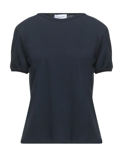 Aglini T-shirts In Dark Blue