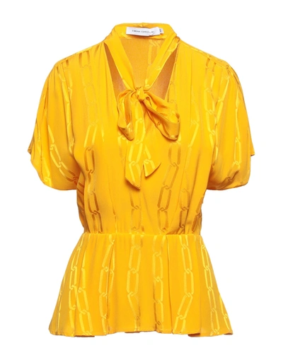 Space Simona Corsellini Blouses In Yellow