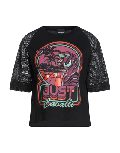 Just Cavalli T-shirts In Black