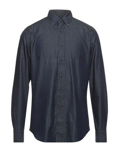 Alessandro Gherardi Shirts In Dark Blue