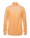 ALESSANDRO GHERARDI ALESSANDRO GHERARDI MAN SHIRT ORANGE SIZE 16 ½ COTTON,12622064MW 7