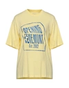 Opening Ceremony Warped Logo-print Short-sleeve T-shirt In Yellow