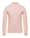 Grey Daniele Alessandrini T-shirts In Salmon Pink