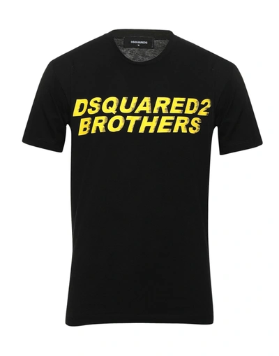 Dsquared2 T-shirts In Black