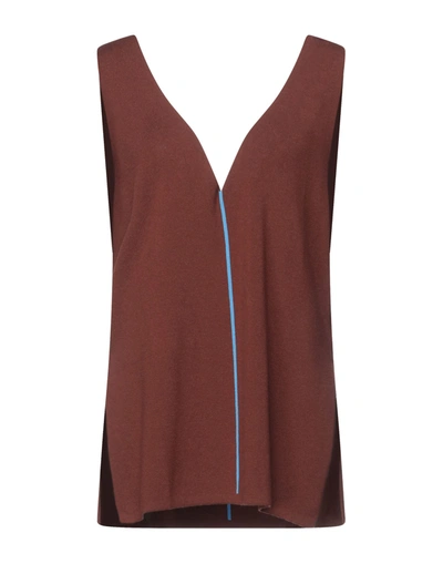 Akep Tops In Brown