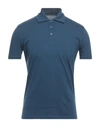 Majestic Polo Shirts In Blue