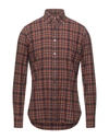 Bagutta Shirts In Brown