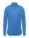 Fedeli Shirts In Bright Blue