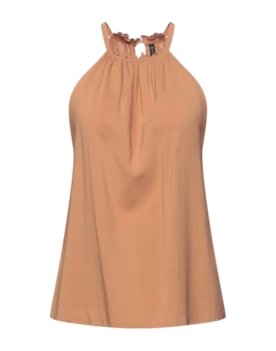 Manila Grace Tops In Rust