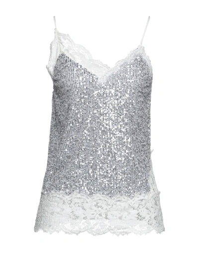 PINKO PINKO WOMAN TOP LILAC SIZE 8 POLYAMIDE, POLYESTER, ELASTANE,12618053MU 3