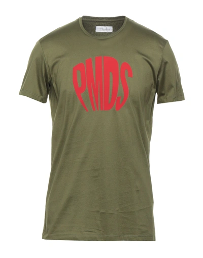 Pmds Premium Mood Denim Superior T-shirts In Green