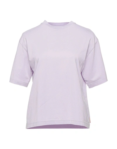 Acne Studios T-shirts In Lilac
