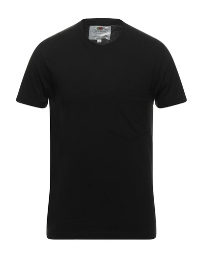 Fruit Of The Loom X Cedric Charlier T-shirts In Black