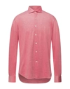 ALESSANDRO GHERARDI ALESSANDRO GHERARDI MAN SHIRT RED SIZE 15 ½ COTTON,12623120EE 7