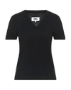 Mm6 Maison Margiela T-shirts In Black