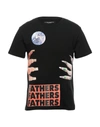 Raf Simons & Sterling Ruby T-shirts In Black