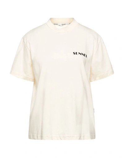 Sunnei T-shirts In White