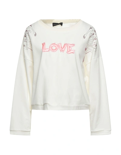 Angela Mele Milano Sweatshirts In White