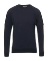 Gabardine Sweatshirts In Dark Blue