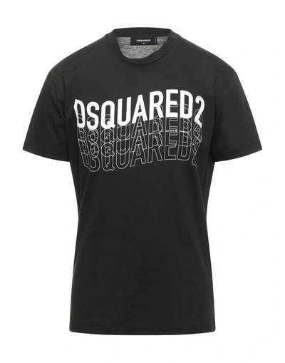 Dsquared2 T-shirts In Black