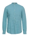 Massimo Alba Shirts In Turquoise