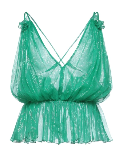 Space Simona Corsellini Tops In Green