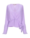 Twenty Easy By Kaos Blouses In Purple