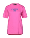 Dsquared2 T-shirts In Fuchsia