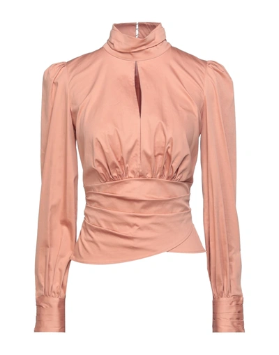 Elisabetta Franchi Blouses In Salmon Pink