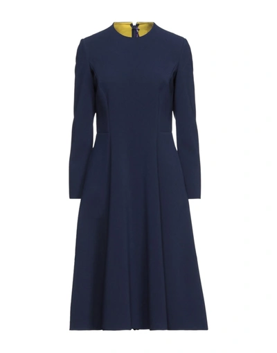 Ralph Lauren Midi Dresses In Blue