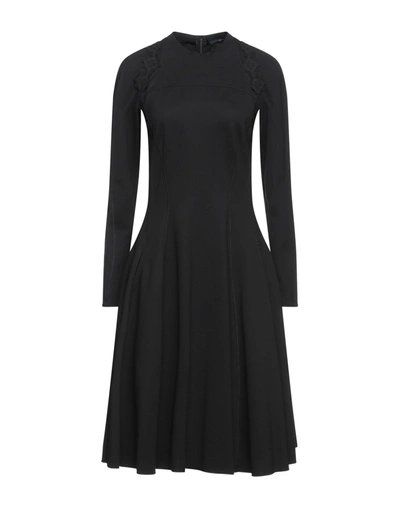 High Midi Dresses In Black