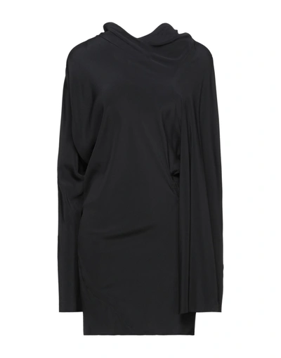Rick Owens Short Dresses In Black