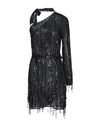 Elisabetta Franchi Short Dresses In Black