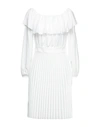 Be Blumarine Short Dresses In White