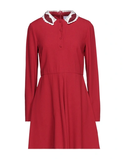 Red Valentino Short Dresses In Red