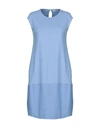 Alpha Studio Midi Dresses In Blue